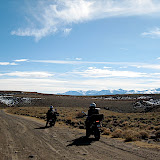 As you can see, there is a bit of snow where we are riding.  We are up at around 8,000 feet of elevation.