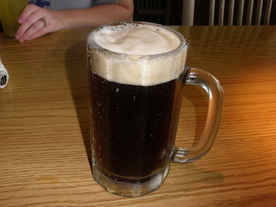 I ordered a glass of Slipperys Red.  I wasnt too impressed at first.  Seemed like it lacked flavor, but for some reason when I drank it a long with some of the greasy fries, it tasted fantastic!