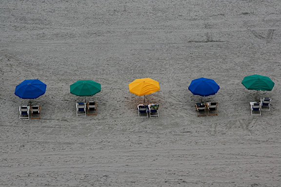 Umbrellas on the beach
