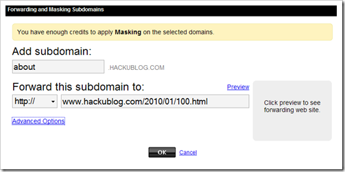 สอนสร้าง sub domainให้  blogger