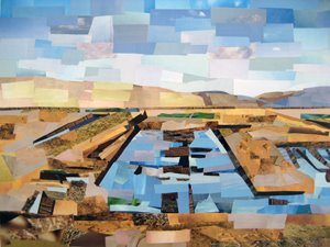 Open Skies by collage artist Megan Coyle