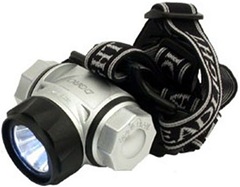 Dorcy International 145-Lumens 3AAA LED Aluminum Headlamp with Batteries