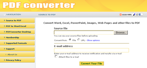 Convert Files Into PDF Online Using FreePDFConverter