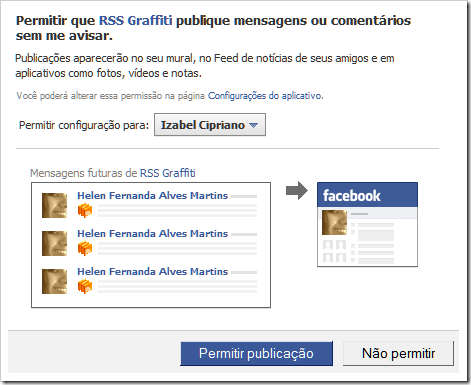 Permitir publicação