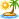 Ilha com palmeira
