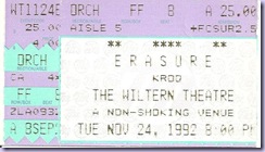 1992 11.24 Erasure The Wiltern