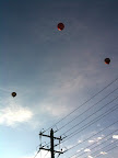 Sep 1 - Hot air balloons over my house
