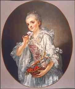 Image of La Petite Fleuriste - Jean-Baptiste Greuze