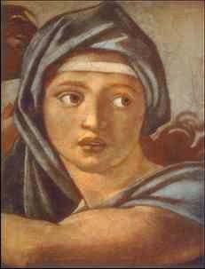 Image of La Sibilla Delfica - Michelangelo