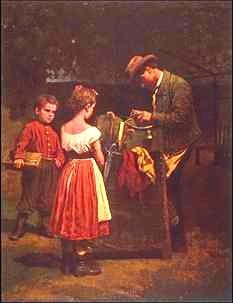 Image of The Scissors Grinder - Eastman Johnson