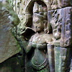 Preah Khan devata of shadows 23 Preah Khan Khmer Temple Goddesses   Devata of the Shadows