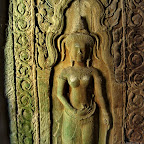 Preah Khan devata of darkness 23 Preah Khan Khmer Temple Goddesses   Devata of Darkness