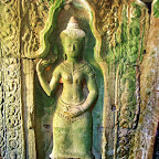 Preah Khan devata of darkness 40 Preah Khan Khmer Temple Goddesses   Devata of Darkness