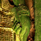 Preah Khan devata of darkness 28 Preah Khan Khmer Temple Goddesses   Devata of Darkness