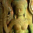 Preah Khan devata of darkness 37 Preah Khan Khmer Temple Goddesses   Devata of Darkness