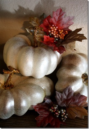 white pumpkins