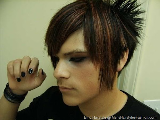 hairstyles with short hair. Emo hairstyles for men can be stylized for both long as well as short hair.