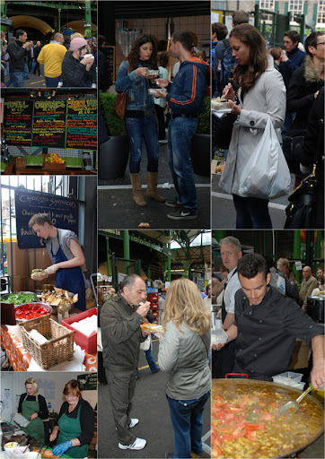 borough market, london lunch