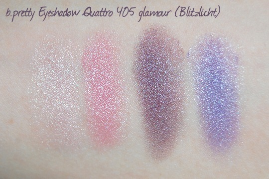 b.pretty Eyeshadow Quattro 405 glamour Blitzlicht