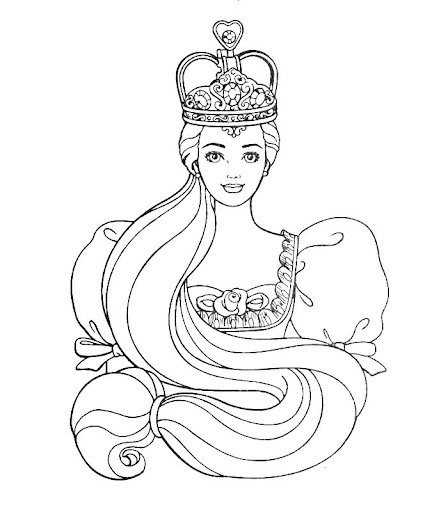 los coloring pages for girls barbie11. los