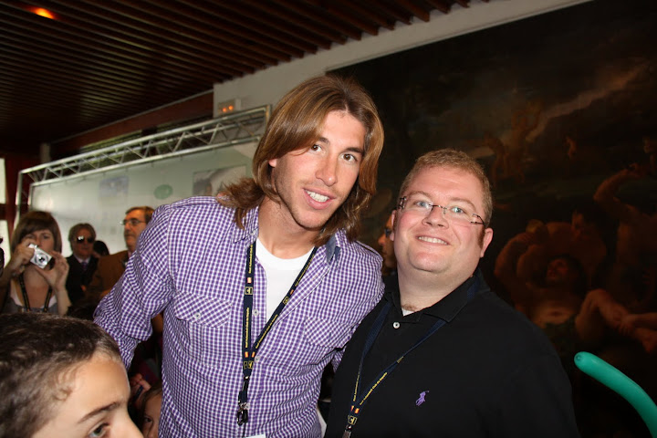 Con Sergio Ramos
