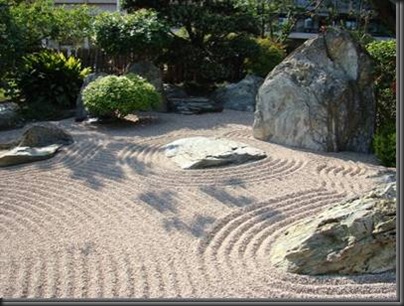 jardin zen sable