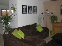 Décoration marron chocolate etvert anis Décoration marron chocolate etvert anis