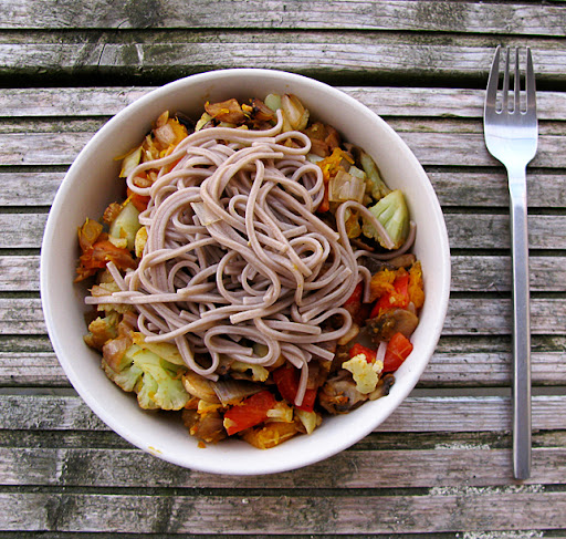 Pumpkin Stirfry with Teriyaki