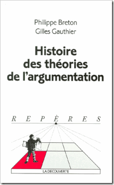 histoire de theories de l'argumentation