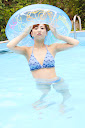 Minase Yashiro, Japanese Girl, Sexy Hot Blue Bikini