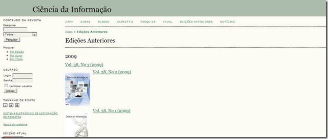 Ciência da Informação - IBICT/MCT Ciência da Informação - IBICT/MCT