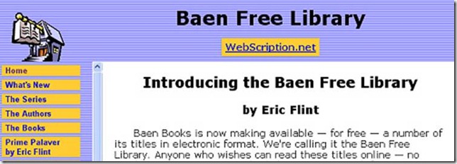 Baen free Library Baen free Library