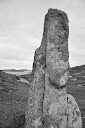 Standing stone, Vatersay, Freecamping Hebrides