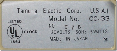 Lumitime CC-33 label