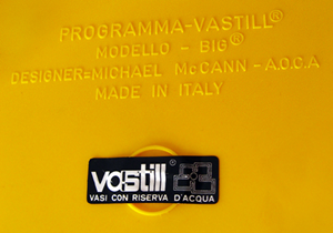 Stamp, Yellow Vastill planter, model "Big"