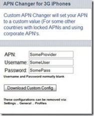 APN changer iphone
