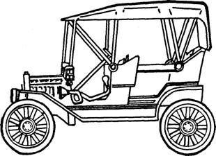 A typical 1910 car
