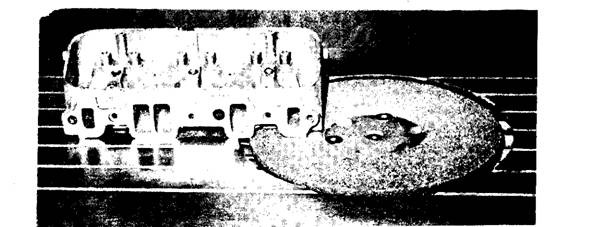 Cylinder head grinding. 