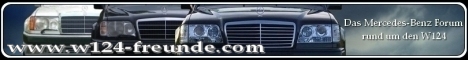 Das Forum rund um die Mercedes Benz Baureihe des w124 / w201