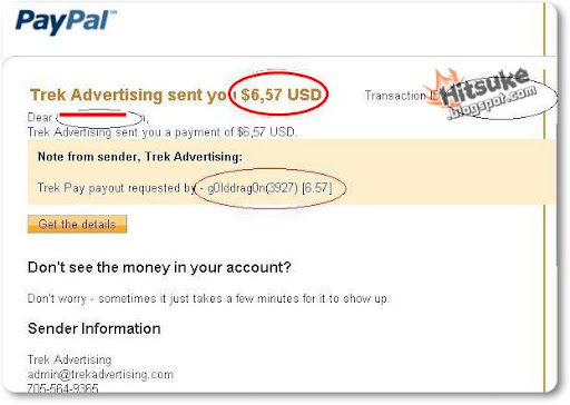 Bukti Pembayaran Trek Pay