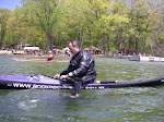Derrick Mayoleth of Baraboo Wisconsin, playing in his Rockpool Alaw.