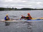 Rafting up for a rescue.