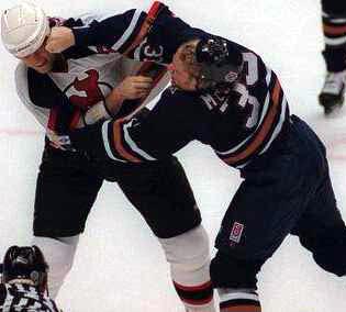 Krzysztof Oliwa vs Marty McSorley