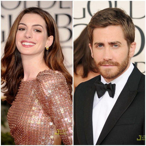 Golden Globes 2011 - Anne Hathaway Jake Gyllenhaal Golden Globes 2011 - Anne Hathaway Jake Gyllenhaal