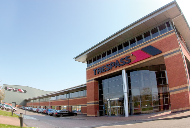 Trespass Headquarters in Glasgow, Scotland Trespass Headquarters in Glasgow, Scotland