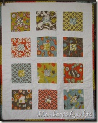 E Cot Quilt finished front E Cot Quilt finished front