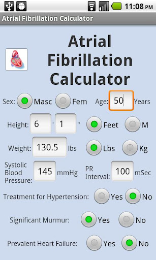 Atrial Fibrillation Calculator