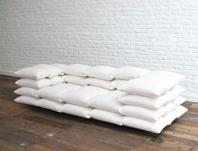 Un sofá DE cojines cushionized sofa Christiane hogner yatzer 2 Un sofá DE cojines