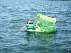 Swimming in Lake Whatcom 2009-07-30 001