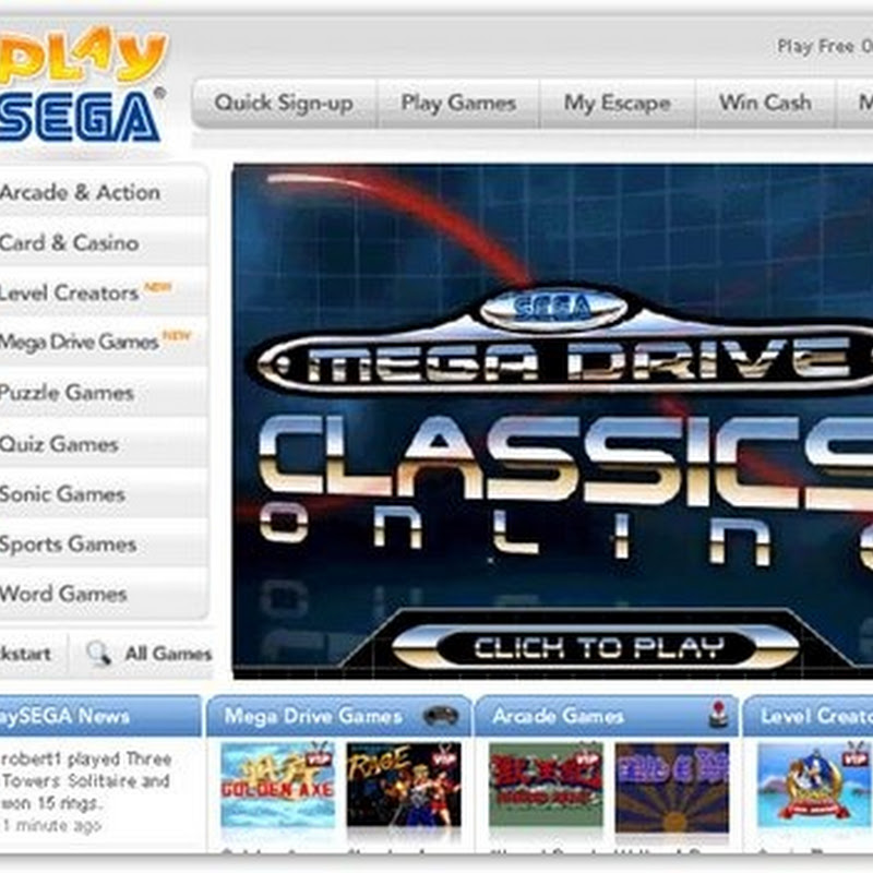 PlaySEGA – Cientos de juegos SEGA online